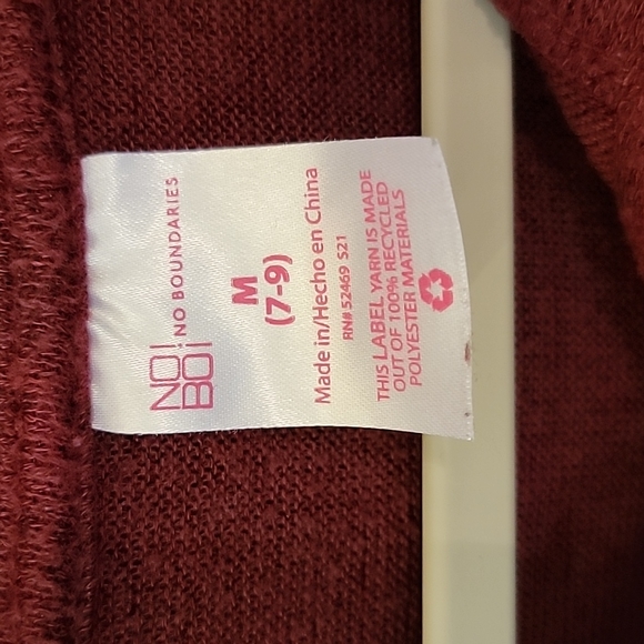 No Boundaries Button Neck Long Sleeve - Picture 2 of 3